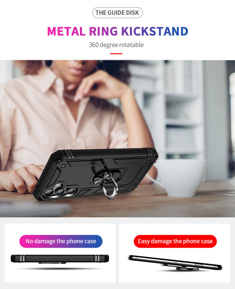 Coque hybride Ring pour Samsung Galaxy S24 FE Coque hybride Ring pour Samsung Galaxy S24 FE